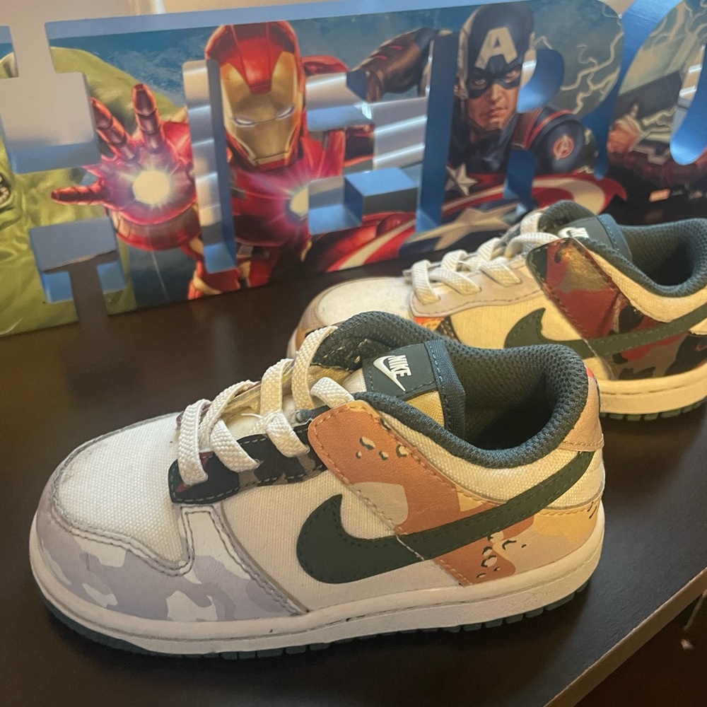 DUNK LOW SE TD 'SAIL MULTI-CAMO' Toddler